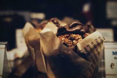 Close-up of bread