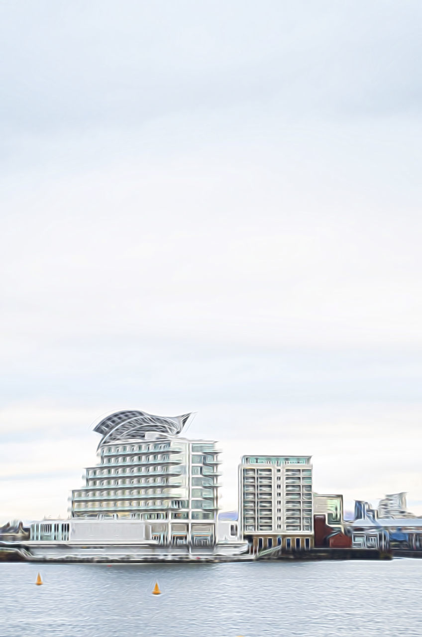 VIEW OF BUILDINGS IN WATER