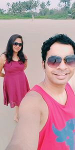 Portrait of smiling young woman