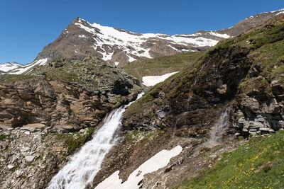 Nivolet pass, piedmont - aosta valley italy