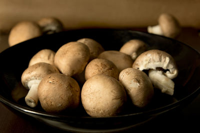 Close-up of eggs in bowl