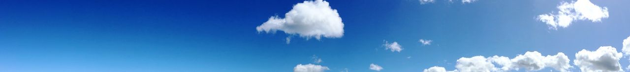Low angle view of blue sky