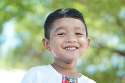 Portrait of smiling boy