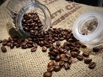 Close-up of coffee beans