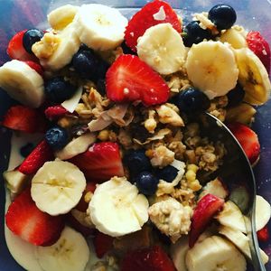 Close-up of fruits in bowl