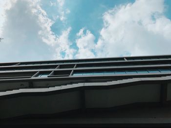 Low angle view of building against sky