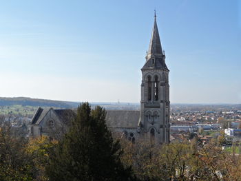 View of church against clear sky