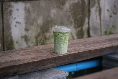 Close-up of drink on table