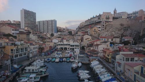 View of buildings in city