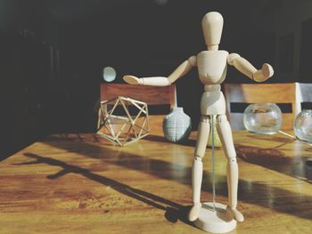 Close-up of stuffed toy on table