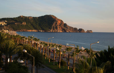 Scenic view of calm sea against sky