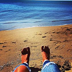 Scenic view of beach