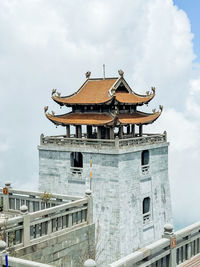 Low angle view of building against sky