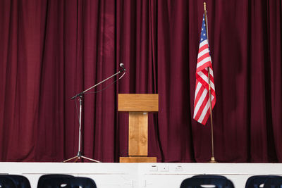 View of empty chairs in room