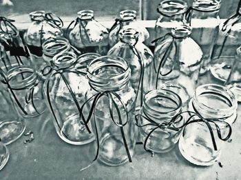 Full frame shot of objects on table