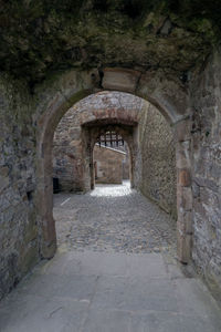 Corridor of old building