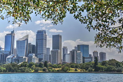 Cityscape against sky