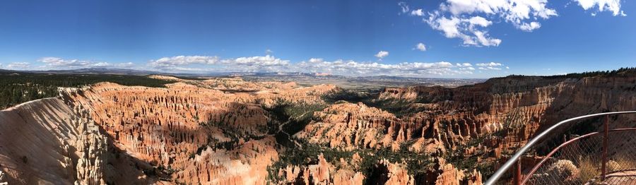 Panoramic view of landscape against sky