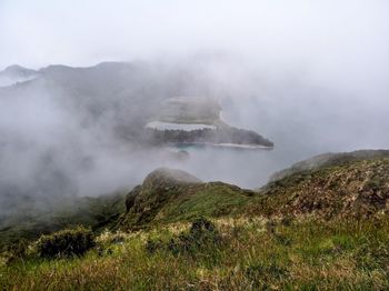 Scenic view of landscape against sky