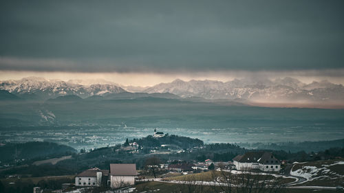 Austrian mountain view