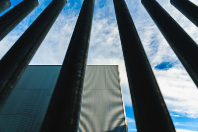 Low angle view of building against sky