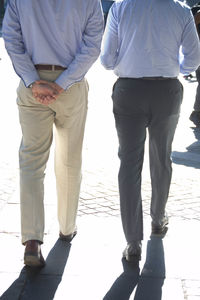 Man standing in the dark