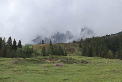 Panoramic view of landscape against sky