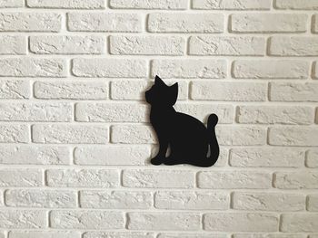 Cat on wall