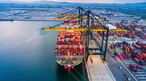 View of ship at harbor