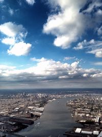 Aerial view of cityscape