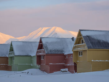 Houses against sky