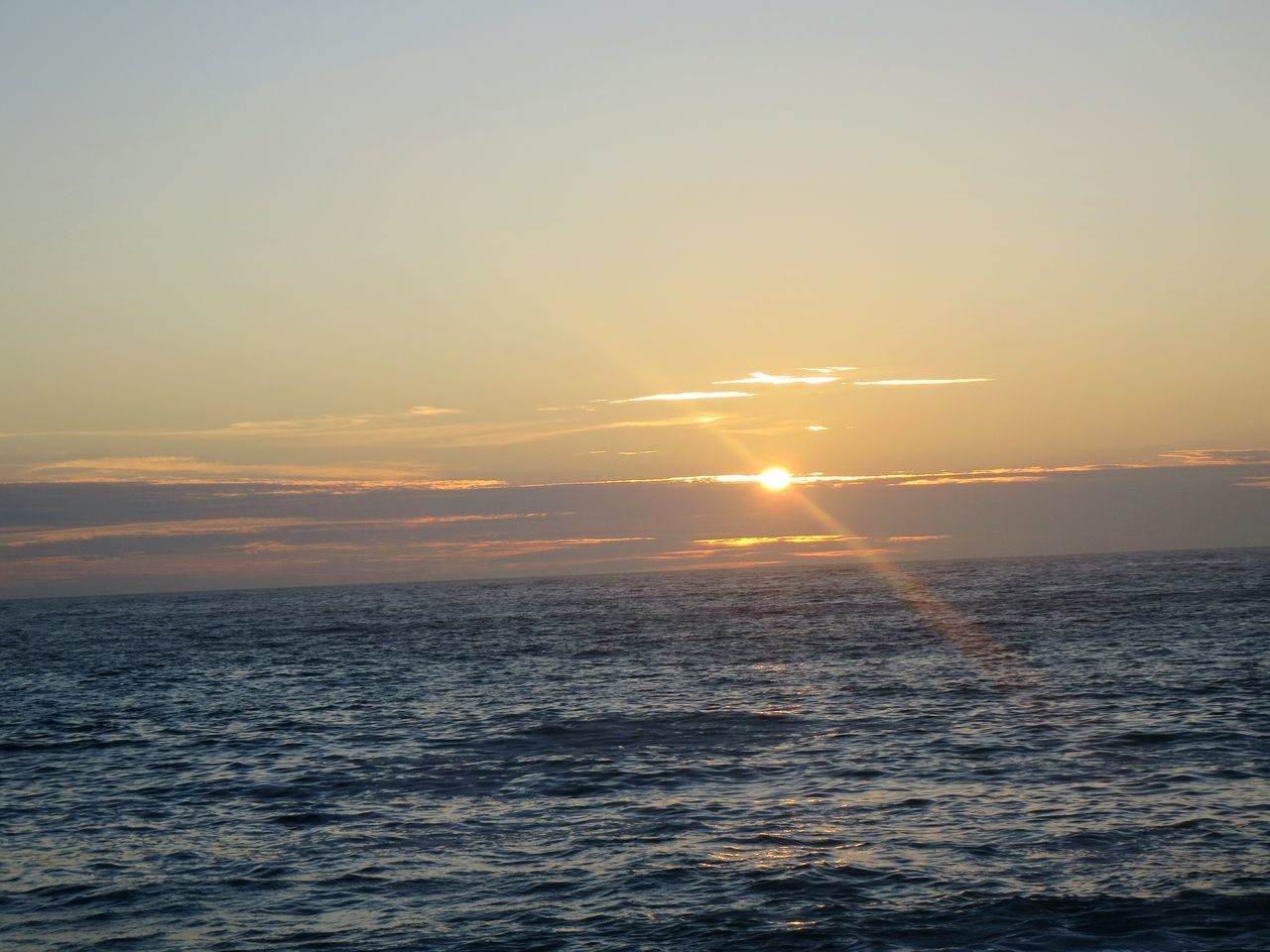 water, sea, sunset, waterfront, scenics, beauty in nature, horizon over water, tranquil scene, tranquility, sky, nature, rippled, idyllic, sun, orange color, seascape, outdoors, wave, no people, remote