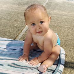 Portrait of cute boy