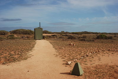 Road passing through landscape