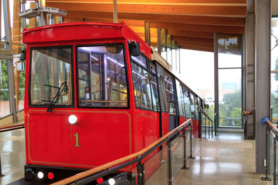 Train on window