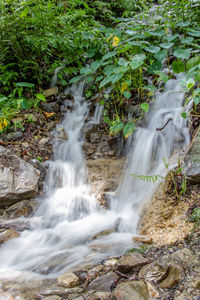 View of waterfall