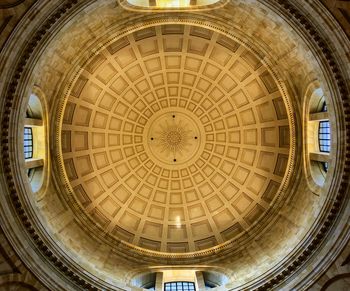 Low angle view of dome of building