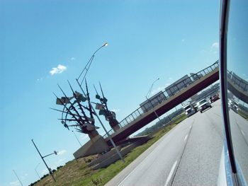 Panoramic view of building against clear sky