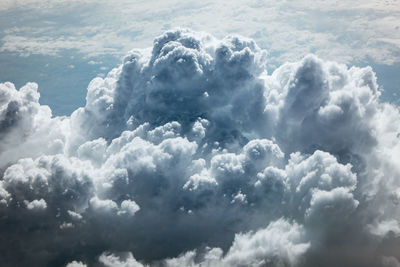 Low angle view of clouds in sky