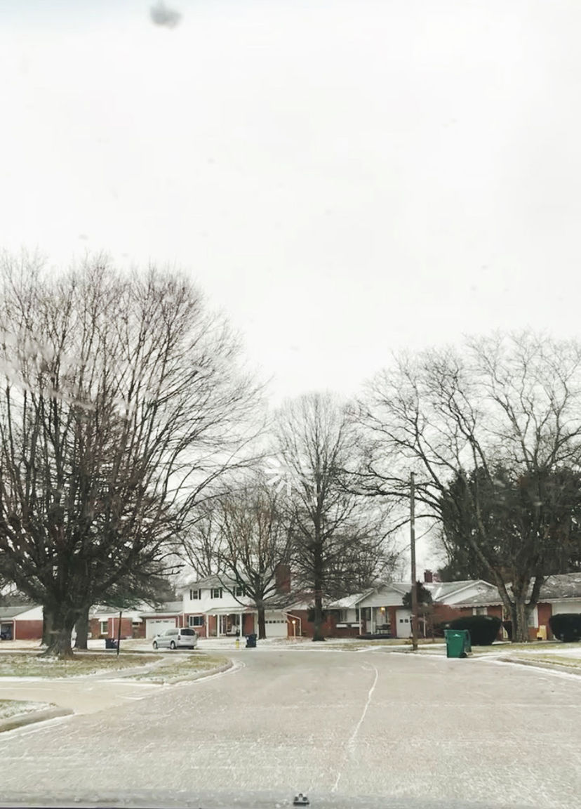 sky, tree, building exterior, architecture, plant, bare tree, built structure, city, day, nature, no people, street, transportation, road, copy space, building, outdoors, car, branch