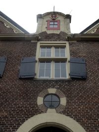 Low angle view of clock tower