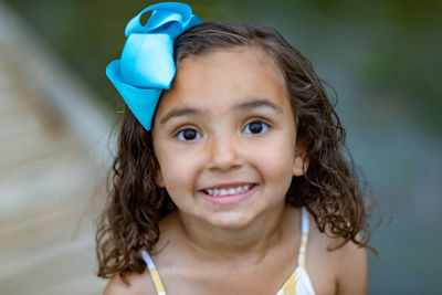 Portrait of smiling girl