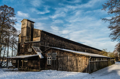 The old klostermølle at lake mossø, voerladegård, skanderborg, denmark