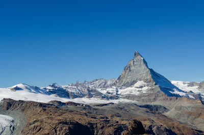 Matterhorn / cervino mountain in switzerland