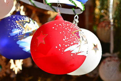 Close-up of christmas decoration