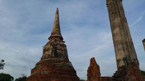 Low angle view of a temple