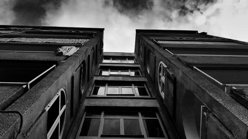 Low angle view of building against sky