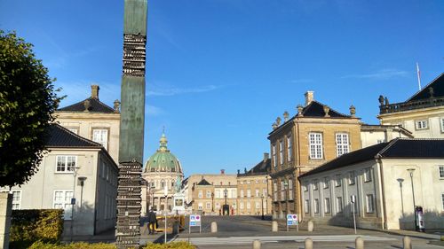 Low angle view of historic building