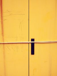 Full frame shot of yellow door