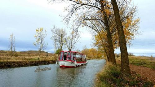 Boats in river